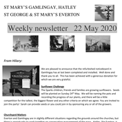 St Mary's, Gamlingay, weekly newsletter – 22nd May 2020.