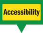 Hatley Parish Council's website page mini-heading – 'Accessibility'.