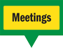 Hatley Parish Council's website page mini-heading – 'Meetings'.