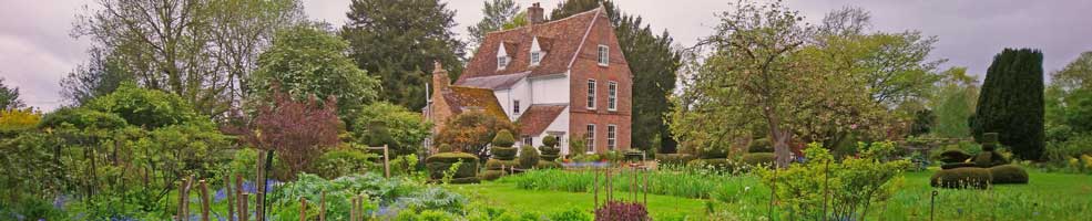 The Manor, Hemingford Grey, Cambridgeshire - 21-5-21. It's the home of the Green Knowe stories and Lucy Boston’s fantastic patchwork collection – she also laid out the wonderful garden.