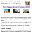 St Mary's, Gamlingay, weekly newsletter – 14th January 2022.