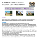 St Mary's, Gamlingay, weekly newsletter – 11th March 2022.