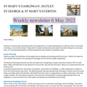 St Mary's, Gamlingay, weekly newsletter – 6th May 2022.