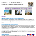 St Mary's, Gamlingay, weekly newsletter – 20th May 2022.