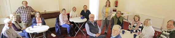 Hatley Coffee Morning, 5th May 2022 – the first of the year and just after the new toilet project in the village hall had been completed.