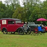 There were usually lots of interesting cars to admire at the Hatley Fête – this is the selection from 2019. Photo: Peter Mann.