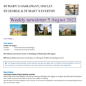 St Mary's, Gamlingay, weekly newsletter – 5th August.
