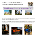 St Mary's, Gamlingay, weekly newsletter – 4th November.