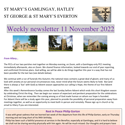 St Mary's, Gamlingay, weekly newsletter – 11th November.