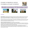 St Mary's, Gamlingay, weekly newsletter – 25th November.