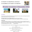 St Mary's, Gamlingay, weekly newsletter – 2nd December.