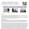 St Mary's, Gamlingay, weekly newsletter – 3rd February 2023.