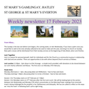St Mary's, Gamlingay, weekly newsletter – 17th February 2023.