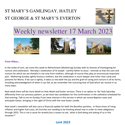 St Mary's, Gamlingay, weekly newsletter – 17th March 2023.