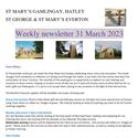 St Mary's, Gamlingay, weekly newsletter – 31st March 2023.