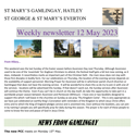 St Mary's, Gamlingay, weekly newsletter – 12th May 2023.