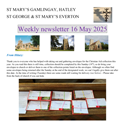 St Mary's, Gamlingay, weekly newsletter – 16th May 2025