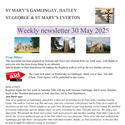 St Mary's, Gamlingay, weekly newsletter – 30th May 2025